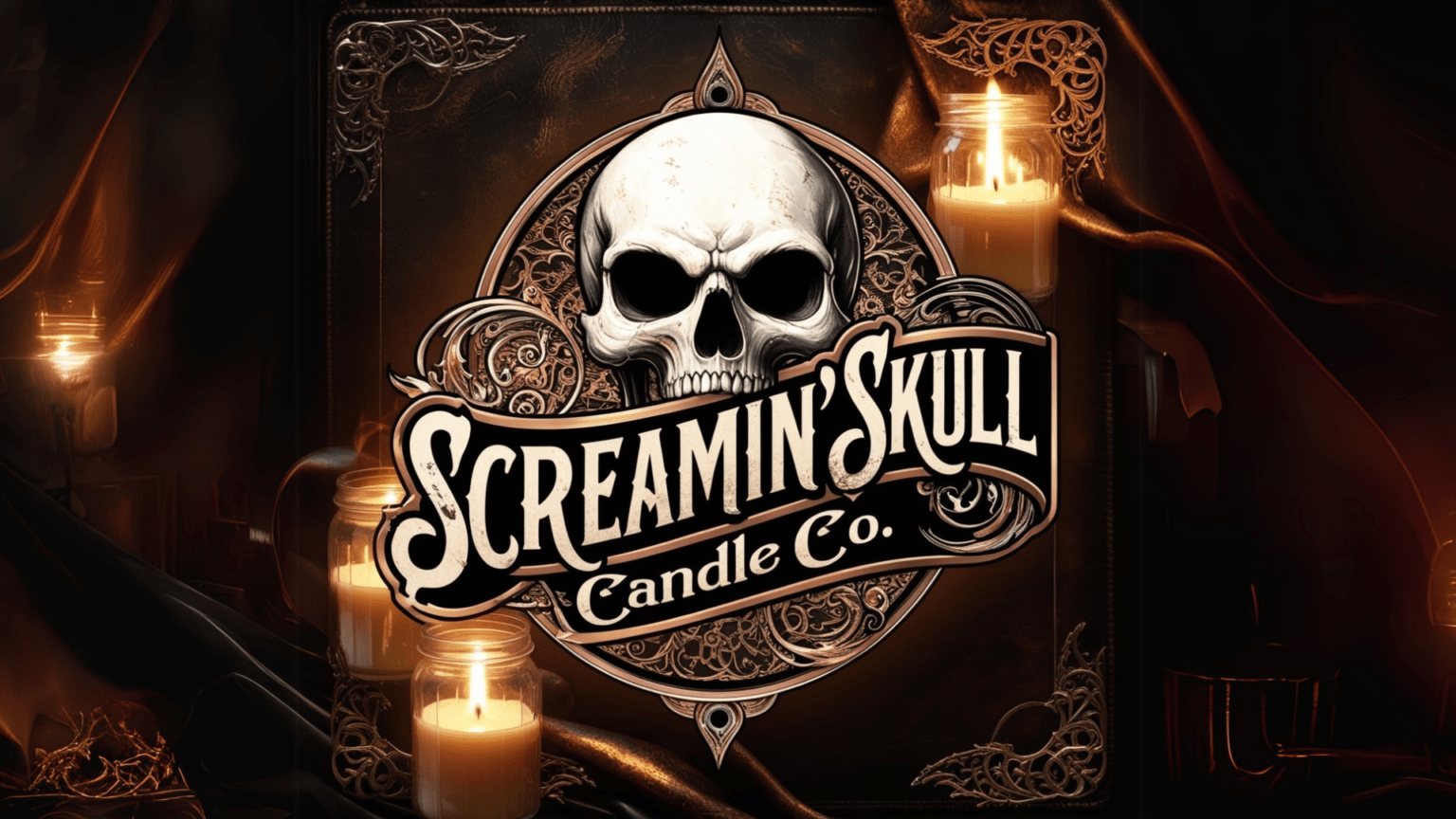 Screamin' Skull Banner 1920